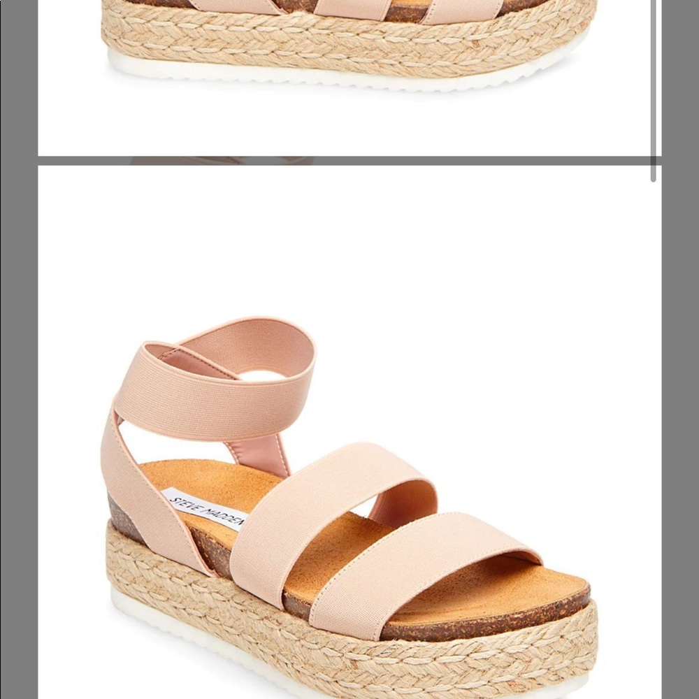 Steve Madden Kimmie Blush Platform Sandals!